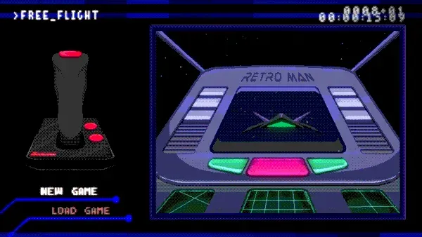 Retro Man™ in Training: Main Menu - Retro Manni